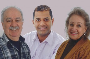Noeli Rios, do Clube de Mães Itapuã, e o Sr. Carlinhos, do Esporte Clube Itapuã, apóiam o vereador Armando - 13123