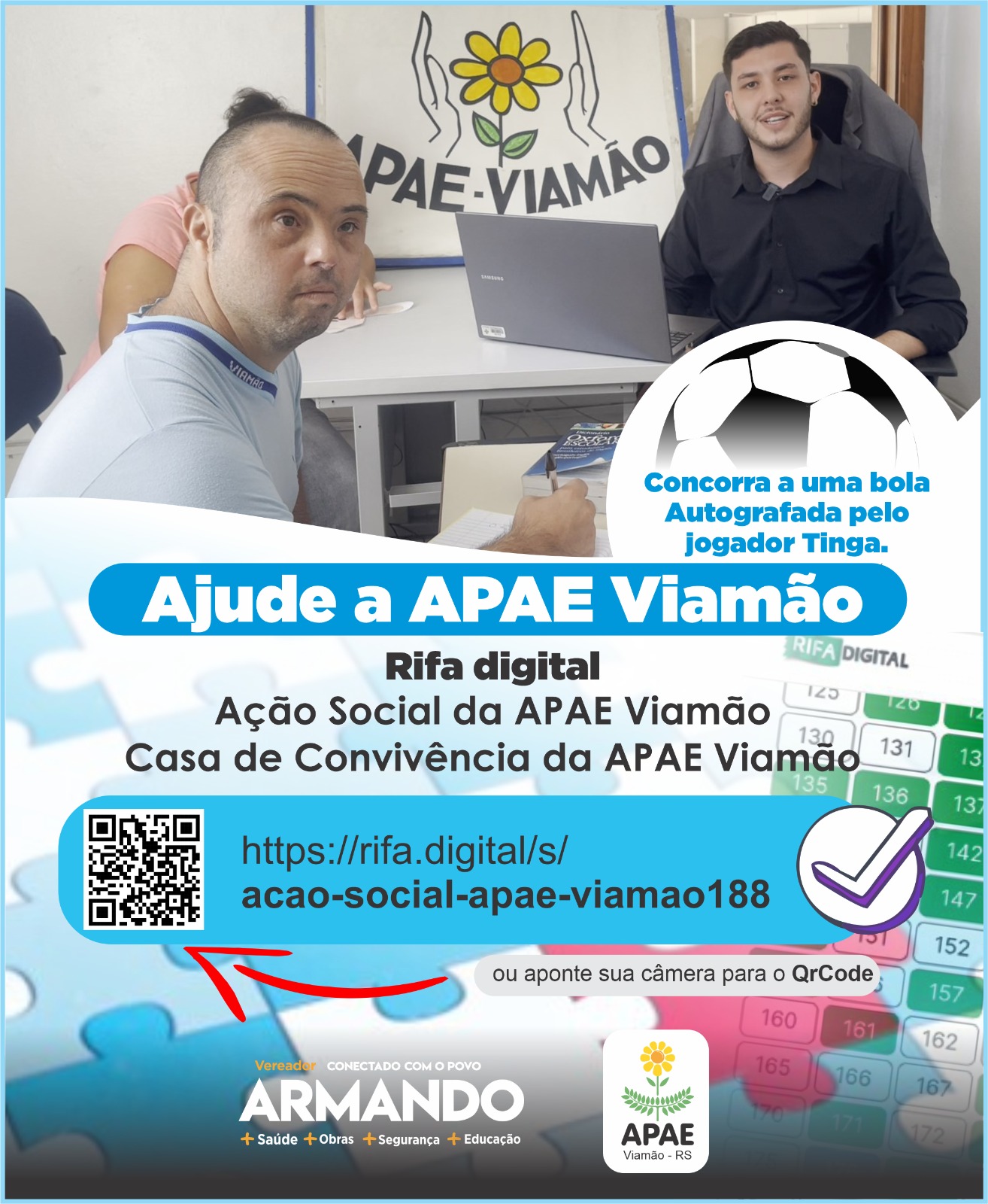 Rifa Digital – Ação Social da Apae Viamão Casa de Convivência da Apae ...